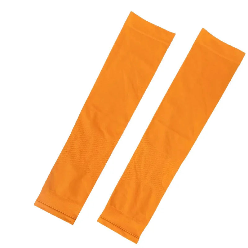 UV Protection  Compression Breathable Eco-Friendly Sweat-Wicking Unisex Nylon Cashmere /Polyester Sun Sport Arm Sleeves Cool
