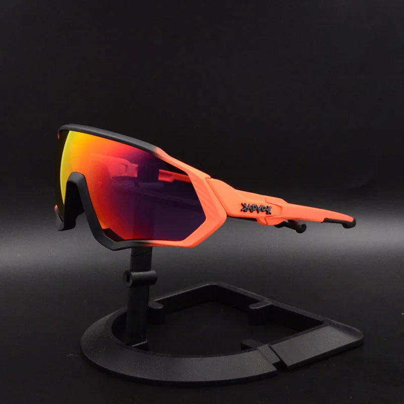 Kapvoe Cycling Sunglasses Mtb Polarized Sports Cycling Glasses Goggles Bicycle Mountain Bike Glasses Men's Women Cycling Eyewear