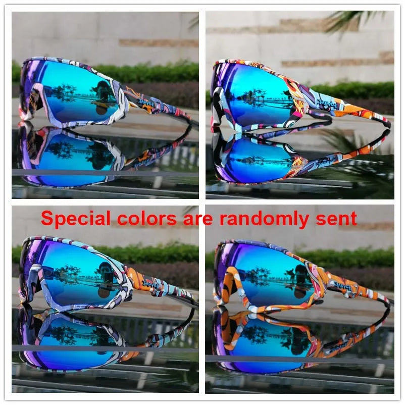 Kapvoe Cycling Sunglasses Mtb Polarized Sports Cycling Glasses Goggles Bicycle Mountain Bike Glasses Men's Women Cycling Eyewear