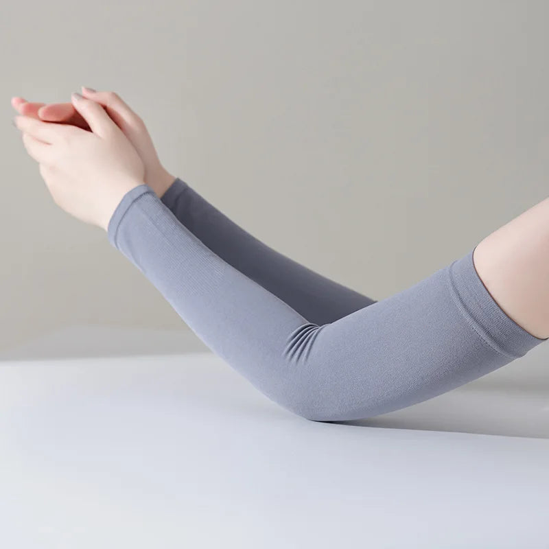 UV Protection  Compression Breathable Eco-Friendly Sweat-Wicking Unisex Nylon Cashmere /Polyester Sun Sport Arm Sleeves Cool