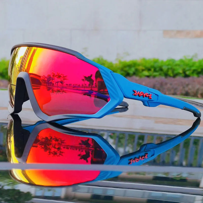 Kapvoe Cycling Sunglasses Mtb Polarized Sports Cycling Glasses Goggles Bicycle Mountain Bike Glasses Men's Women Cycling Eyewear