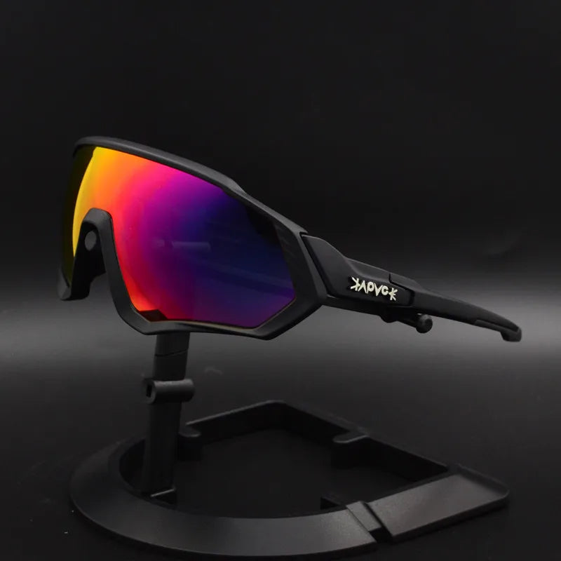 Kapvoe Cycling Sunglasses Mtb Polarized Sports Cycling Glasses Goggles Bicycle Mountain Bike Glasses Men's Women Cycling Eyewear