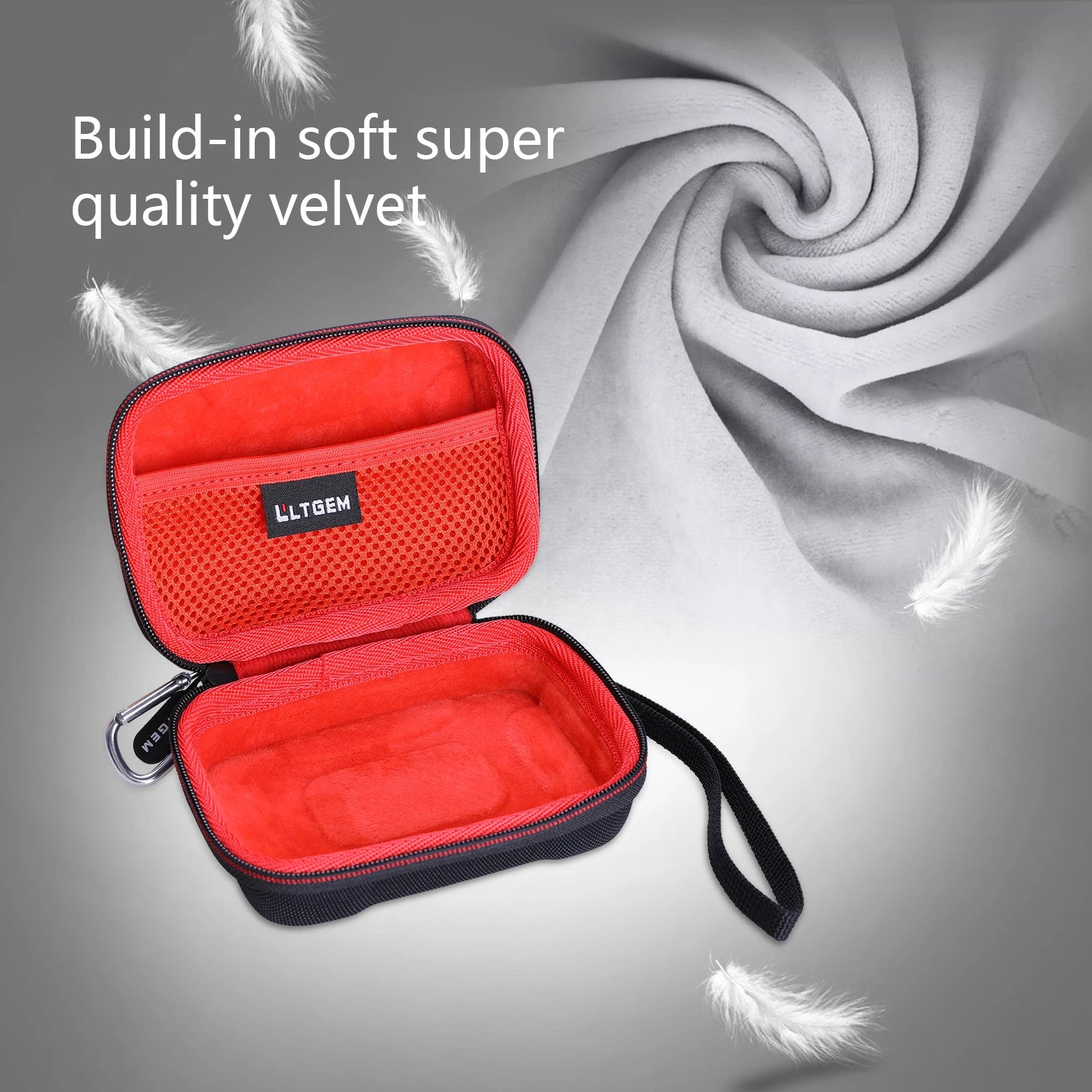 LTGEM Waterproof EVA Hard Case for JBL Go 3 Portable Speaker With Bluetooth Built-in Battery