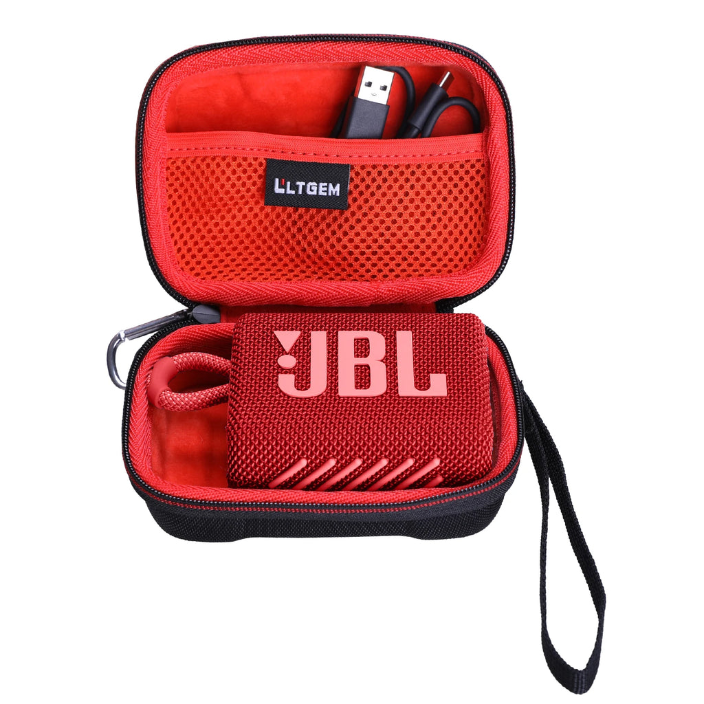 LTGEM Waterproof EVA Hard Case for JBL Go 3 Portable Speaker With Bluetooth Built-in Battery