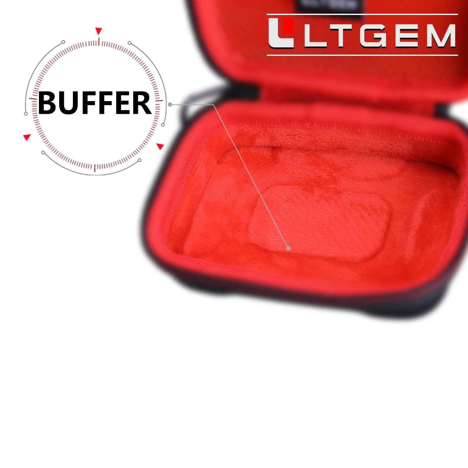 LTGEM Waterproof EVA Hard Case for JBL Go 3 Portable Speaker With Bluetooth Built-in Battery