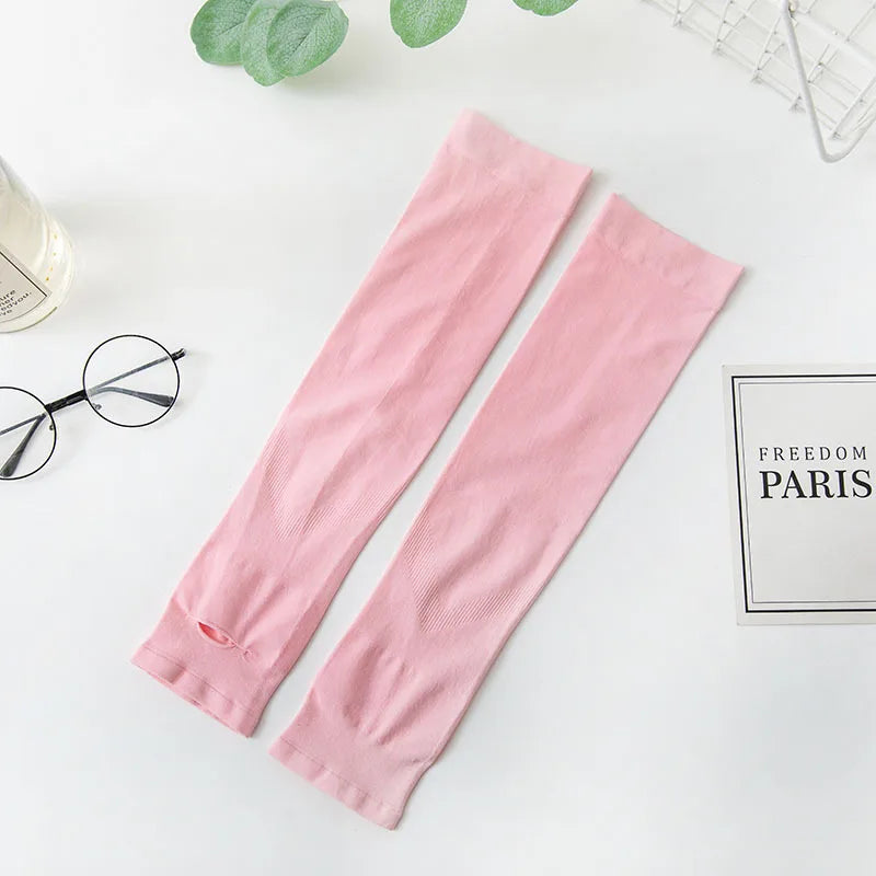 UV Protection  Compression Breathable Eco-Friendly Sweat-Wicking Unisex Nylon Cashmere /Polyester Sun Sport Arm Sleeves Cool