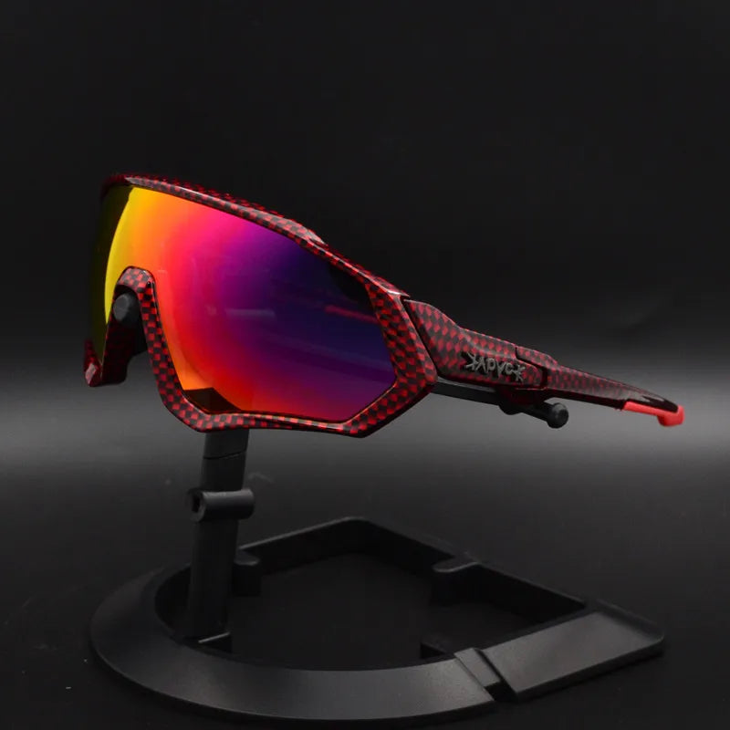 Kapvoe Cycling Sunglasses Mtb Polarized Sports Cycling Glasses Goggles Bicycle Mountain Bike Glasses Men's Women Cycling Eyewear