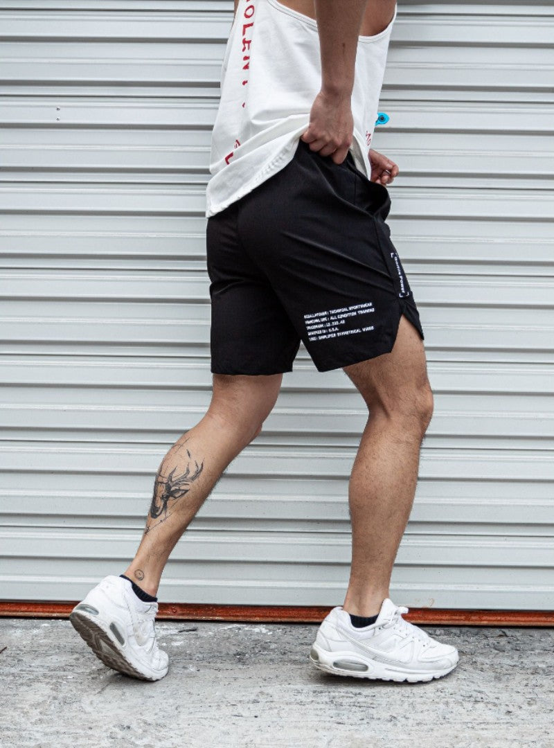 Men Hot Shorts Light Weight Thin Short Pants Running Squat Fitness Shorts Men GYM Wear Quick-drying Drawstring Shorts