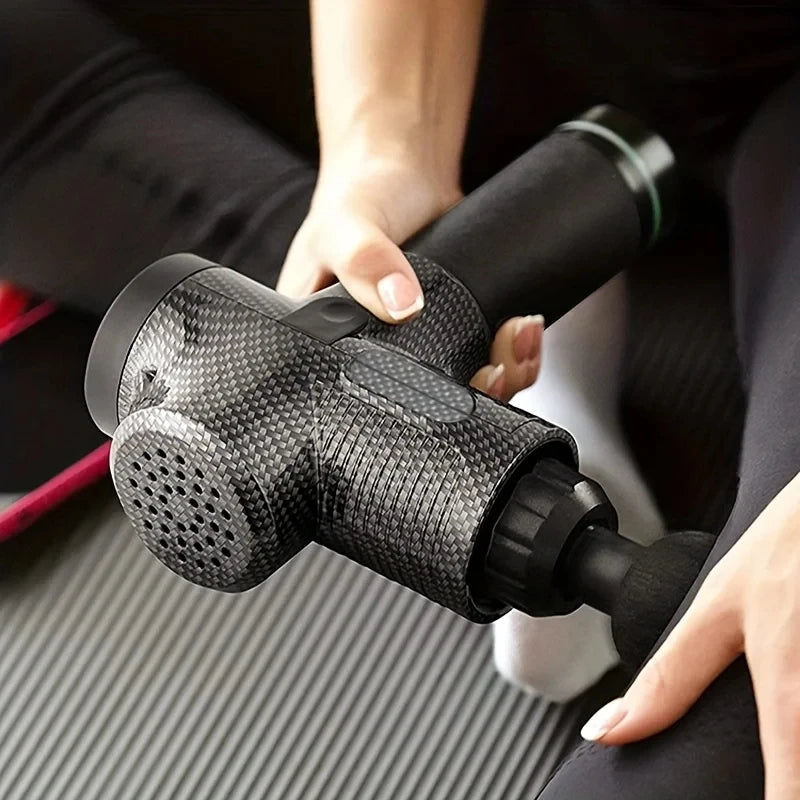 30 Levels Deep Muscle Massage Gun Electric Percussion Pistol Massager For Body Neck Back Leg Fitness Tool