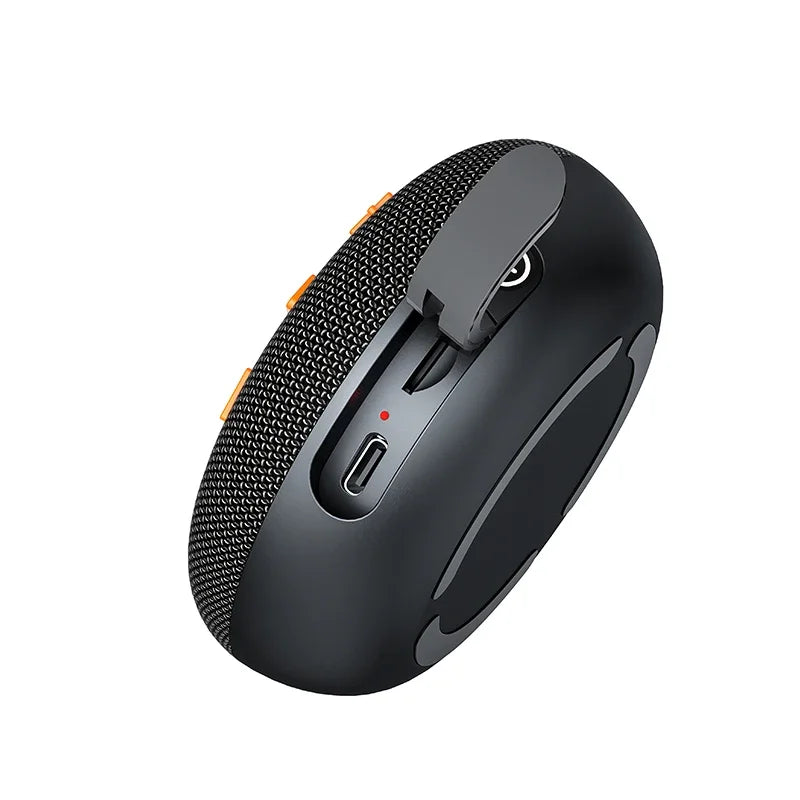 Rockmia EBS-313 Mini Portable Speaker BT5.3 Outdoor Waterproof IPX6 Fabric Mesh Handle Super Magnet Function