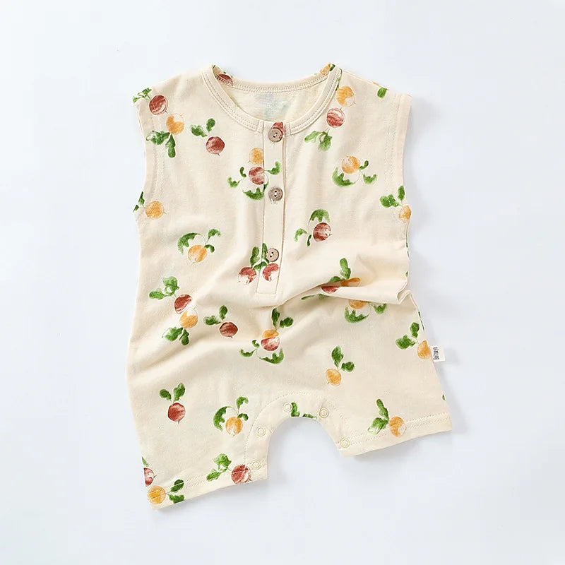 0-3T 100% Cotton Newborn Kid Baby Girl 2pcs Clothes Set Summer Print Top and Shorts Set Casual Cotton Two Piece Set Cute Outfit