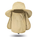 Fisherman's hat, male sun hat, summer outdoor quick drying sun hat, fishing breathable sun hat, female face mask hat
