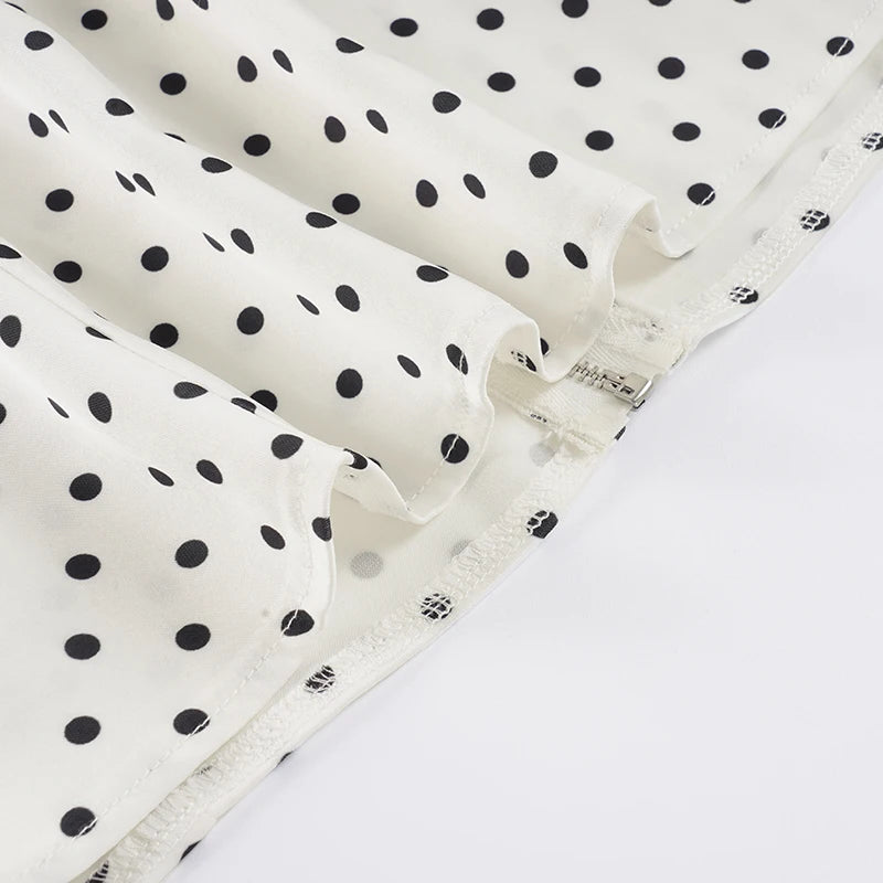 SUCHCUTE Chic Lace Patchwork Polka Dot Camis Tops Elegant Sleeveless Tank Tops Summer Casual Daily Wear Streetwear Camisole 2026