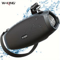 W-KING X10 Bluetooth Speaker, 120W Max Portable Loud Speakers Wireless Bluetooth Boombox, 70W IPX6 Waterproof Outdoor Party Large Big Speaker, Triple Passive Radiator/Subwoofers*2-Deep Bass/42H/TF/AUX/EQ