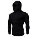 Summer Men's Hooded Sweatwear Casual Long  Sleeve Loose T-shirt Solid Color Lightweight Hoodie Fitness Breathable Tops