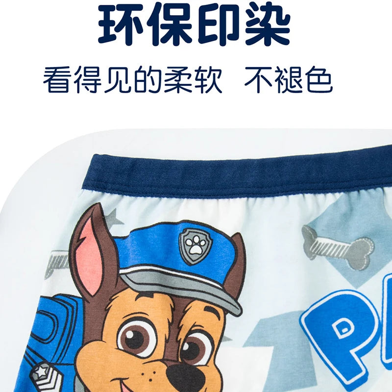 4PCS Original Paw Patrol Children's Underpants Boys Cotton Panties Antibacterial underwear Kids Baby Boxer Briefs Gift 2-8Y