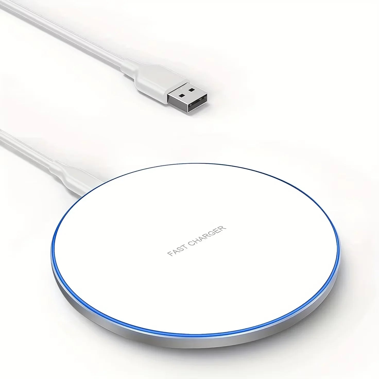 LED Fast Wireless Charging Stand Universal Charger Dock Pad for iPhone 17 16 15-8 Series Samsung S24/S23/S22/S21 Xiaomi Huawei