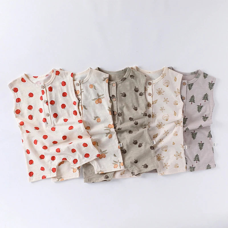 0-3T 100% Cotton Newborn Kid Baby Girl 2pcs Clothes Set Summer Print Top and Shorts Set Casual Cotton Two Piece Set Cute Outfit