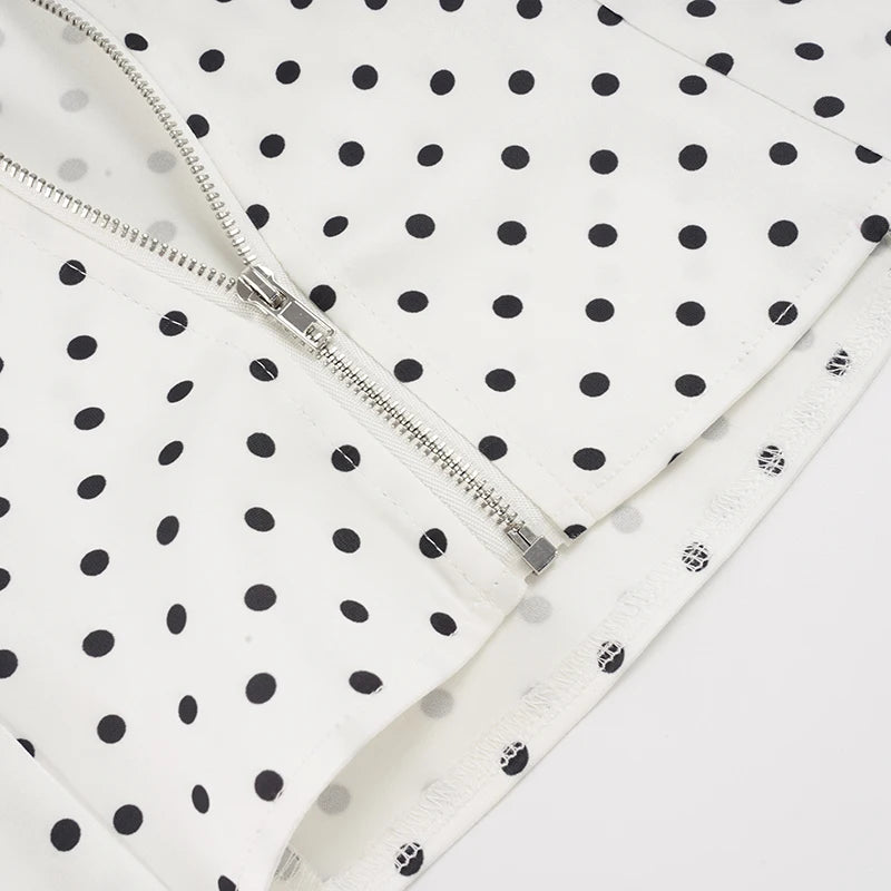 SUCHCUTE Chic Lace Patchwork Polka Dot Camis Tops Elegant Sleeveless Tank Tops Summer Casual Daily Wear Streetwear Camisole 2026