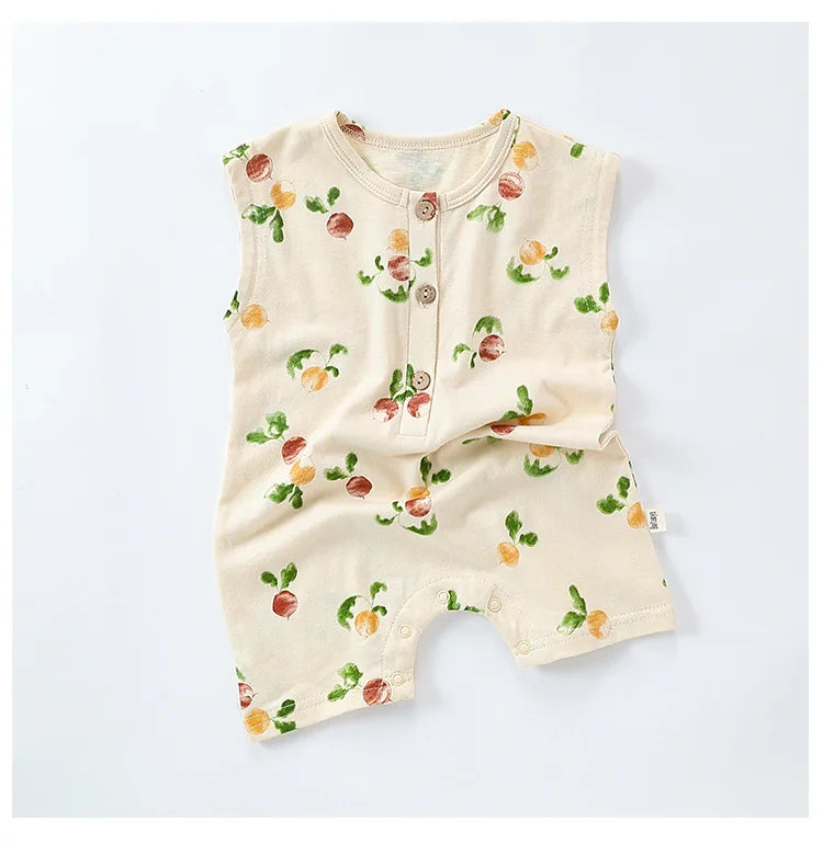 0-3T 100% Cotton Newborn Kid Baby Girl 2pcs Clothes Set Summer Print Top and Shorts Set Casual Cotton Two Piece Set Cute Outfit