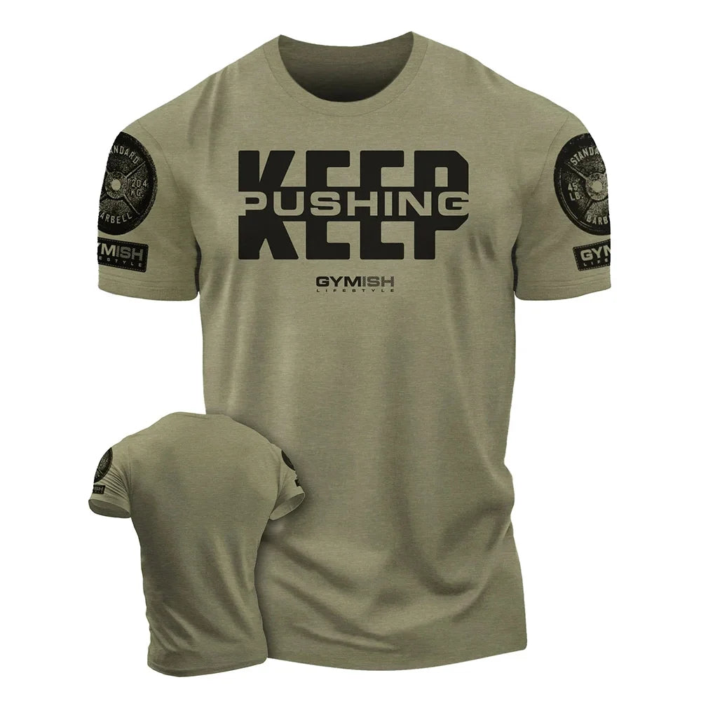 3D men's printed training T-shirt,fun gym short sleeved T-shirt,elastic breathable top