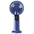 Handheld small fan, portable portable small mini fan, high wind power charging model, silent office desk hanging neck stand fan