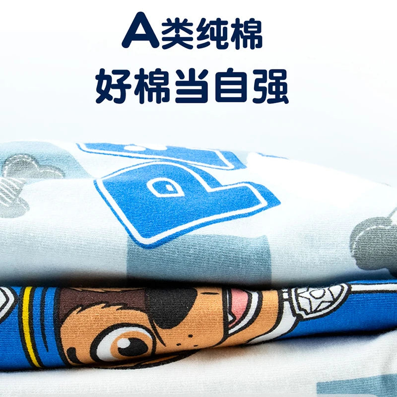 4PCS Original Paw Patrol Children's Underpants Boys Cotton Panties Antibacterial underwear Kids Baby Boxer Briefs Gift 2-8Y