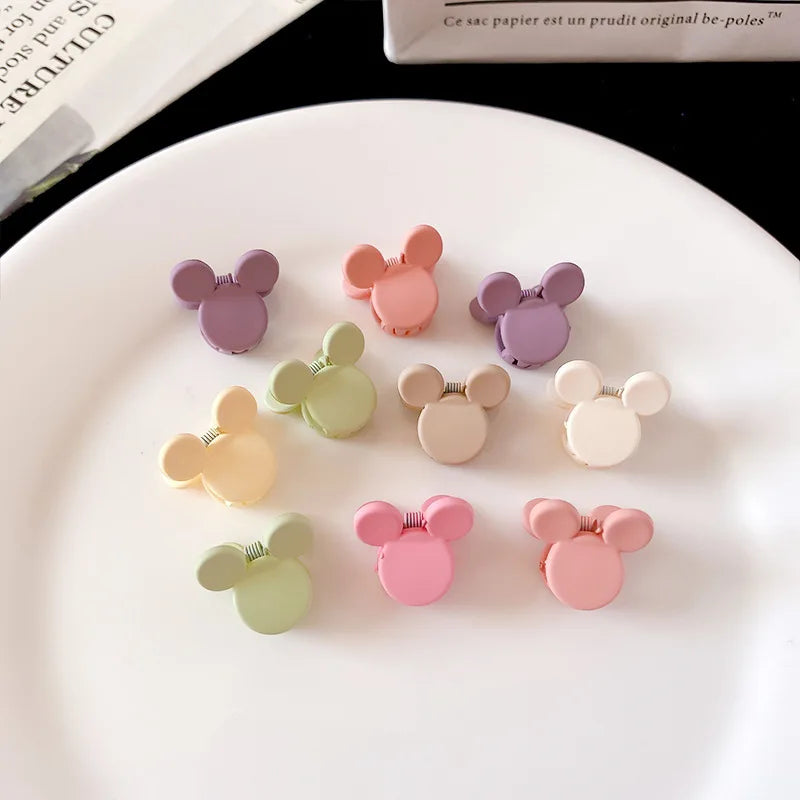 10/50Pcs Small Cute Hair Claws Clips For Girls Baby Colorful Hairpin Cartoon Rabbit Flower Crown Star Hair Clips Accessories